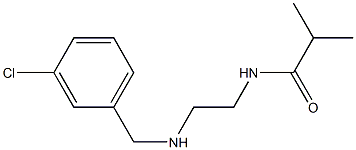 N-(2-{[(3-chlorophenyl)methyl]amino}ethyl)-2-methylpropanamide