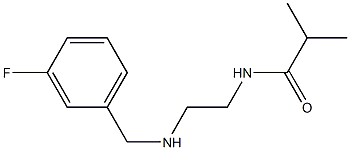  N-(2-{[(3-fluorophenyl)methyl]amino}ethyl)-2-methylpropanamide