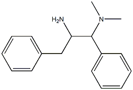 N-(2-amino-1,3-diphenylpropyl)-N,N-dimethylamine Structure