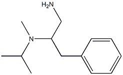 N-(2-amino-1-benzylethyl)-N-isopropyl-N-methylamine 结构式