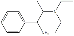 N-(2-amino-1-methyl-2-phenylethyl)-N,N-diethylamine Structure