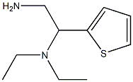 N-(2-amino-1-thien-2-ylethyl)-N,N-diethylamine Struktur