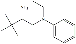 N-(2-amino-3,3-dimethylbutyl)-N-ethyl-N-phenylamine 结构式