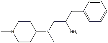 N-(2-amino-3-phenylpropyl)-N,1-dimethylpiperidin-4-amine|