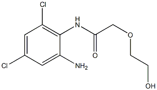 N-(2-amino-4,6-dichlorophenyl)-2-(2-hydroxyethoxy)acetamide Structure