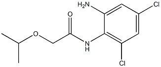 N-(2-amino-4,6-dichlorophenyl)-2-(propan-2-yloxy)acetamide 结构式