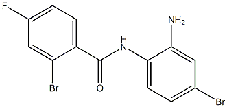 N-(2-amino-4-bromophenyl)-2-bromo-4-fluorobenzamide Structure