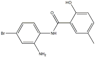 N-(2-amino-4-bromophenyl)-2-hydroxy-5-methylbenzamide,,结构式