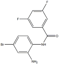 N-(2-amino-4-bromophenyl)-3,5-difluorobenzamide Struktur