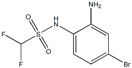 N-(2-amino-4-bromophenyl)difluoromethanesulfonamide 结构式