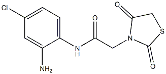 N-(2-amino-4-chlorophenyl)-2-(2,4-dioxo-1,3-thiazolidin-3-yl)acetamide|