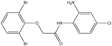  N-(2-amino-4-chlorophenyl)-2-(2,6-dibromophenoxy)acetamide