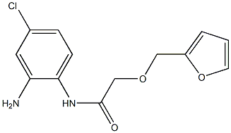 N-(2-amino-4-chlorophenyl)-2-(2-furylmethoxy)acetamide 结构式