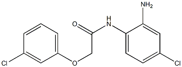 N-(2-amino-4-chlorophenyl)-2-(3-chlorophenoxy)acetamide Struktur