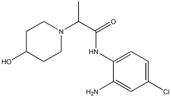 N-(2-amino-4-chlorophenyl)-2-(4-hydroxypiperidin-1-yl)propanamide