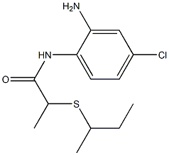 N-(2-amino-4-chlorophenyl)-2-(butan-2-ylsulfanyl)propanamide