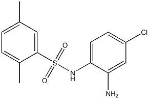 N-(2-amino-4-chlorophenyl)-2,5-dimethylbenzene-1-sulfonamide Structure