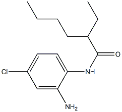 N-(2-amino-4-chlorophenyl)-2-ethylhexanamide,,结构式