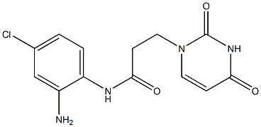 N-(2-amino-4-chlorophenyl)-3-(2,4-dioxo-1,2,3,4-tetrahydropyrimidin-1-yl)propanamide|