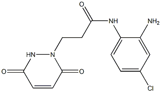 N-(2-amino-4-chlorophenyl)-3-(3,6-dioxo-1,2,3,6-tetrahydropyridazin-1-yl)propanamide Structure