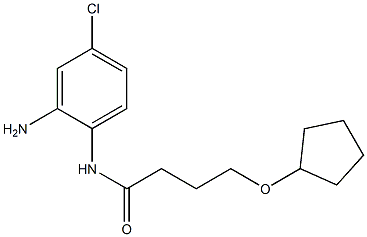 N-(2-amino-4-chlorophenyl)-4-(cyclopentyloxy)butanamide