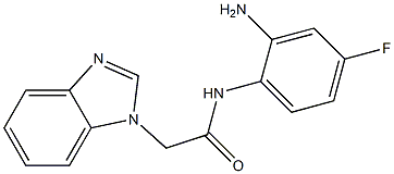 N-(2-amino-4-fluorophenyl)-2-(1H-benzimidazol-1-yl)acetamide