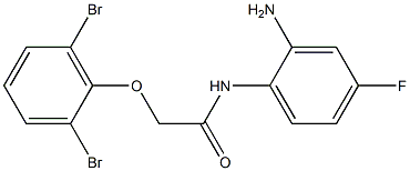  N-(2-amino-4-fluorophenyl)-2-(2,6-dibromophenoxy)acetamide