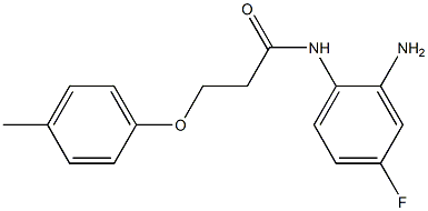 N-(2-amino-4-fluorophenyl)-3-(4-methylphenoxy)propanamide