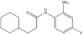 N-(2-amino-4-fluorophenyl)-3-cyclohexylpropanamide