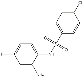 N-(2-amino-4-fluorophenyl)-4-chlorobenzene-1-sulfonamide Structure