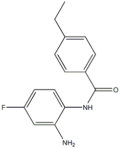 N-(2-amino-4-fluorophenyl)-4-ethylbenzamide Struktur