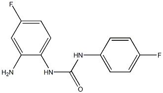 N-(2-amino-4-fluorophenyl)-N'-(4-fluorophenyl)urea 结构式