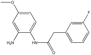 N-(2-amino-4-methoxyphenyl)-2-(3-fluorophenyl)acetamide Structure
