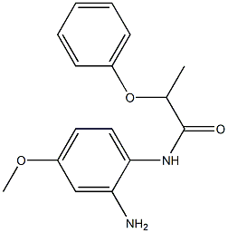 N-(2-amino-4-methoxyphenyl)-2-phenoxypropanamide Structure