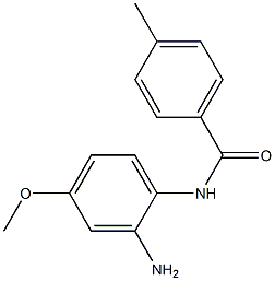 N-(2-amino-4-methoxyphenyl)-4-methylbenzamide Struktur