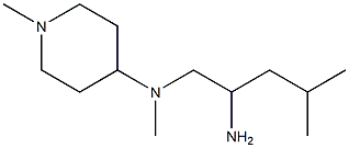 N-(2-amino-4-methylpentyl)-N,1-dimethylpiperidin-4-amine Struktur