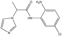 N-(2-amino-5-chlorophenyl)-2-(1H-imidazol-1-yl)propanamide Structure