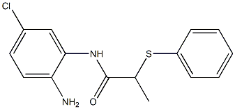 N-(2-amino-5-chlorophenyl)-2-(phenylsulfanyl)propanamide Structure