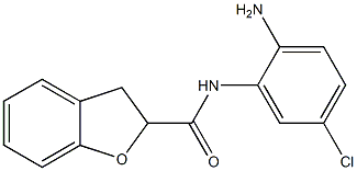 N-(2-amino-5-chlorophenyl)-2,3-dihydro-1-benzofuran-2-carboxamide 结构式