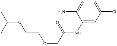 N-(2-amino-5-chlorophenyl)-2-[2-(propan-2-yloxy)ethoxy]acetamide 化学構造式