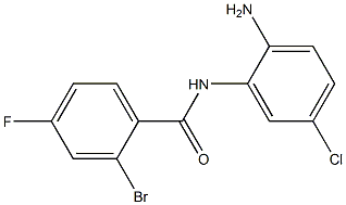 N-(2-amino-5-chlorophenyl)-2-bromo-4-fluorobenzamide Structure