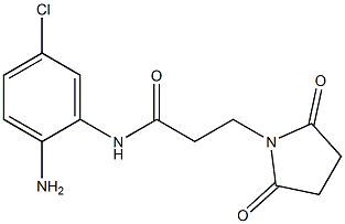 N-(2-amino-5-chlorophenyl)-3-(2,5-dioxopyrrolidin-1-yl)propanamide Structure