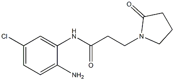 N-(2-amino-5-chlorophenyl)-3-(2-oxopyrrolidin-1-yl)propanamide 结构式