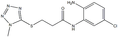 N-(2-amino-5-chlorophenyl)-3-[(1-methyl-1H-1,2,3,4-tetrazol-5-yl)sulfanyl]propanamide