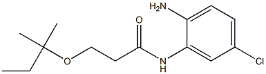 N-(2-amino-5-chlorophenyl)-3-[(2-methylbutan-2-yl)oxy]propanamide Structure