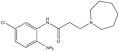 N-(2-amino-5-chlorophenyl)-3-azepan-1-ylpropanamide Struktur