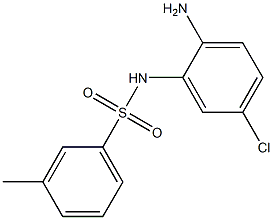 N-(2-amino-5-chlorophenyl)-3-methylbenzenesulfonamide,,结构式