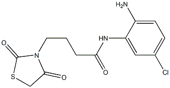 N-(2-amino-5-chlorophenyl)-4-(2,4-dioxo-1,3-thiazolidin-3-yl)butanamide