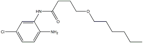 N-(2-amino-5-chlorophenyl)-4-(hexyloxy)butanamide Struktur