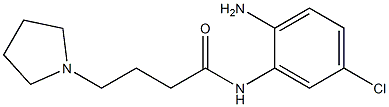 N-(2-amino-5-chlorophenyl)-4-pyrrolidin-1-ylbutanamide Structure